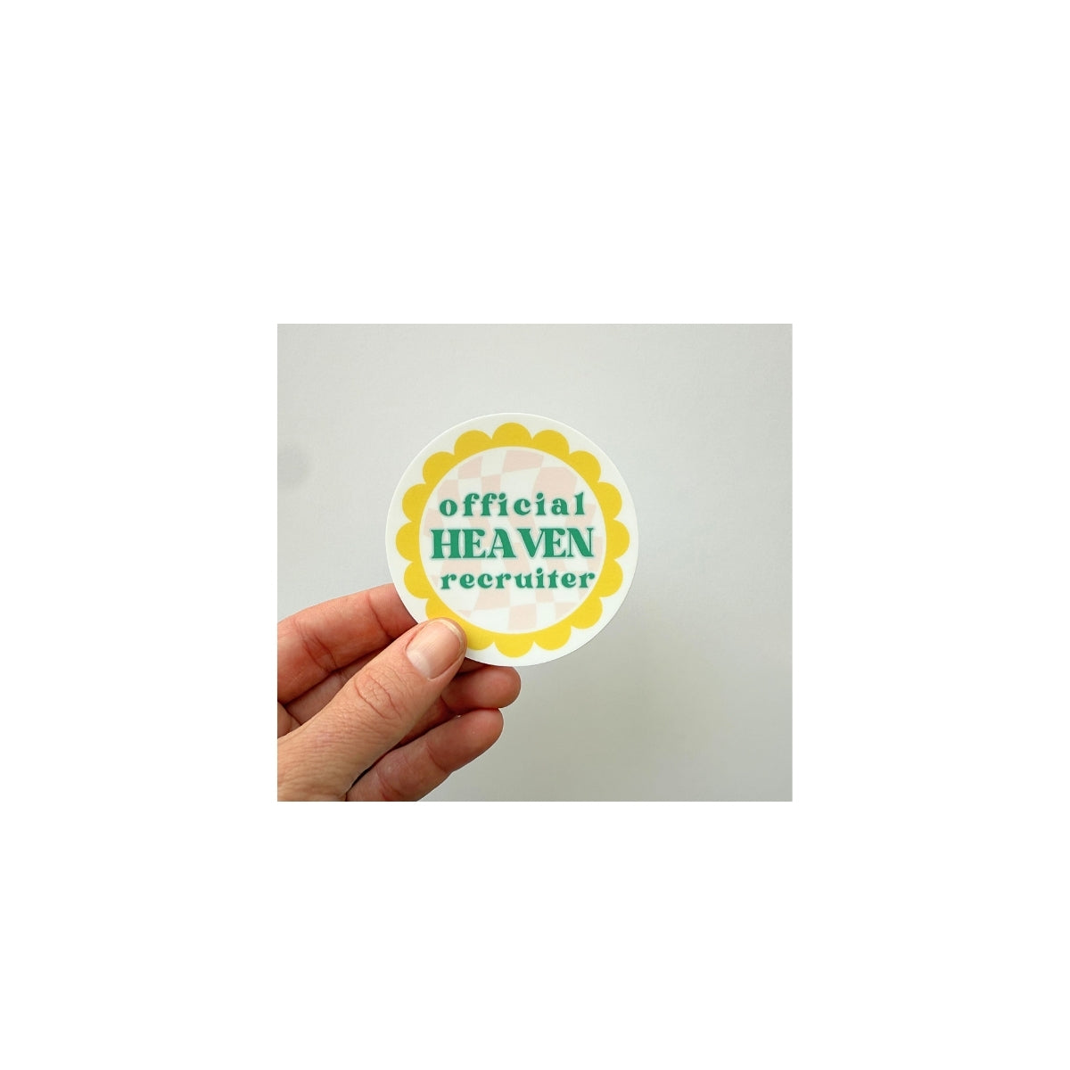 Heaven Recruiter Sticker