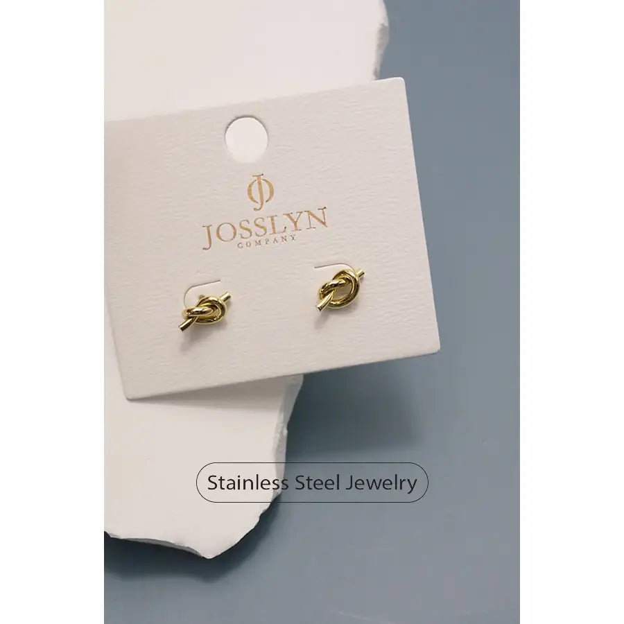 Gold Knot Earrings