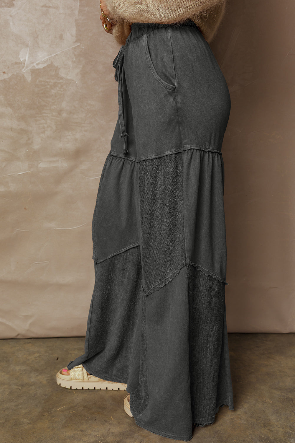 Wide Leg Drawstring Pant