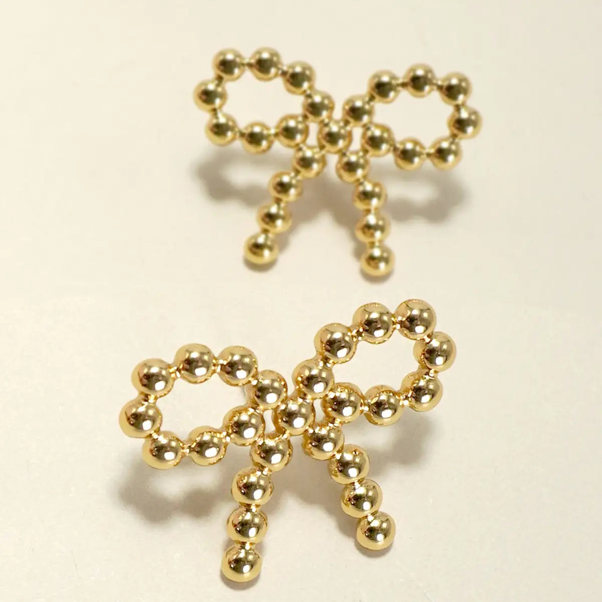 Ball Rope Bow Earrings