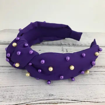 Purple & Gold Headband