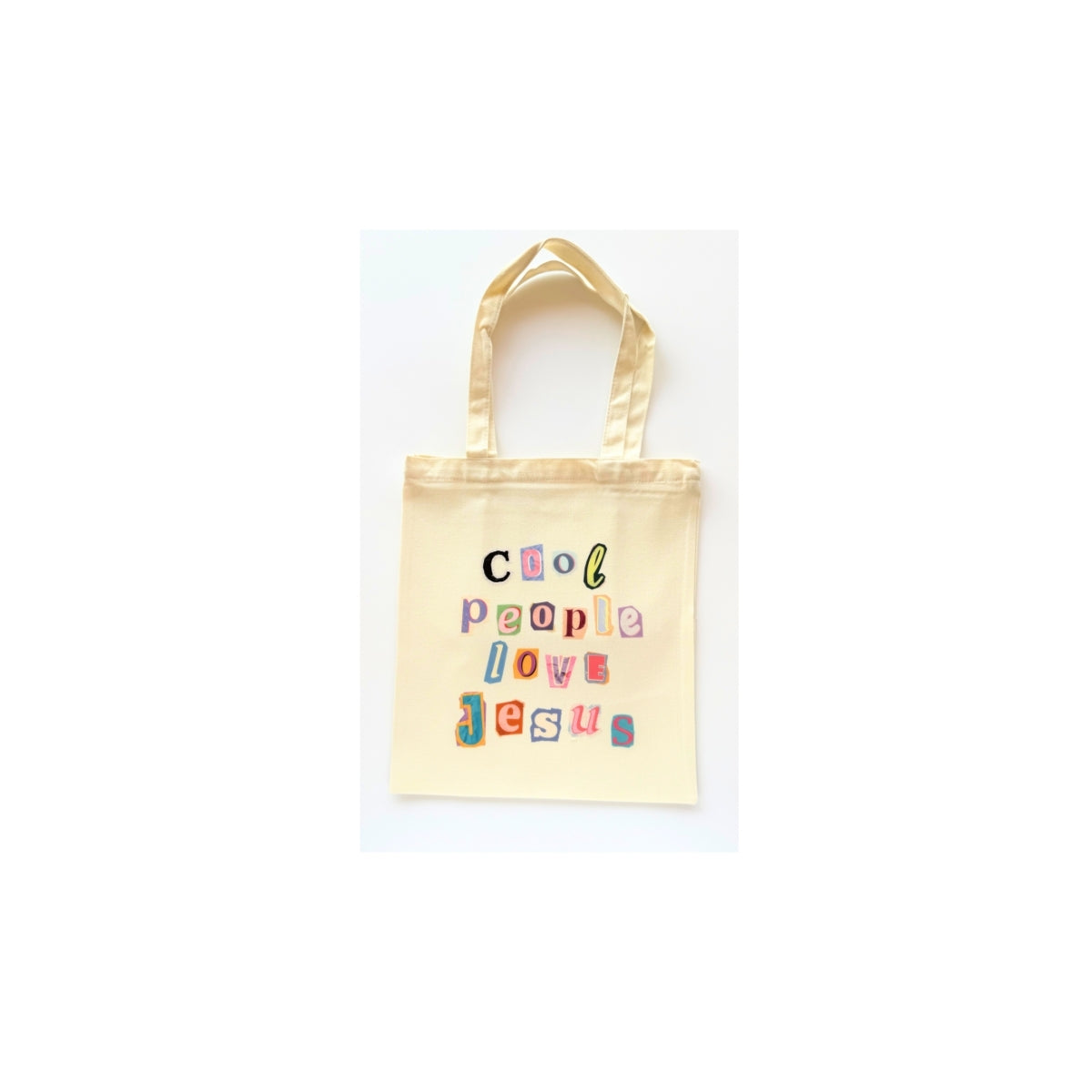 Cool People Love Jesus-Canvas Tote
