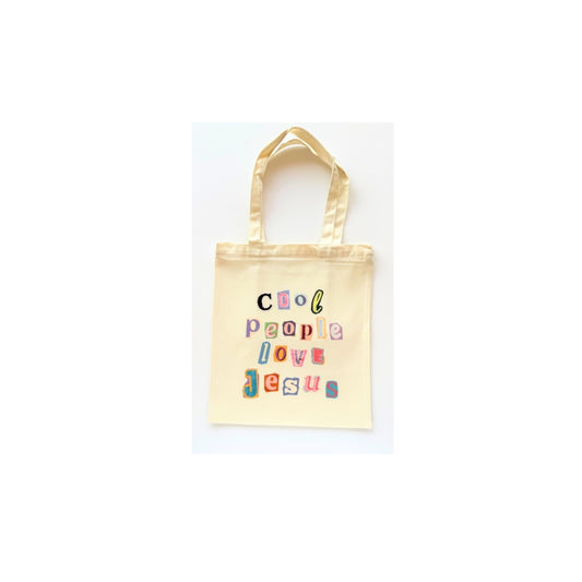 Cool People Love Jesus-Canvas Tote