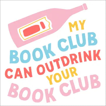 Book Club Cocktail Napkin