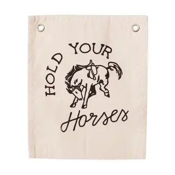 Hold Your Horses Canvas