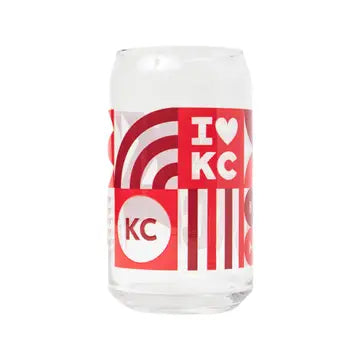 KC Collage Beer Can Glasses