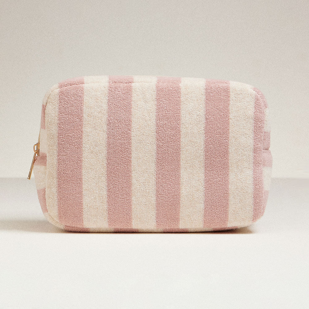 Striped Cosmetic Bag ROSE