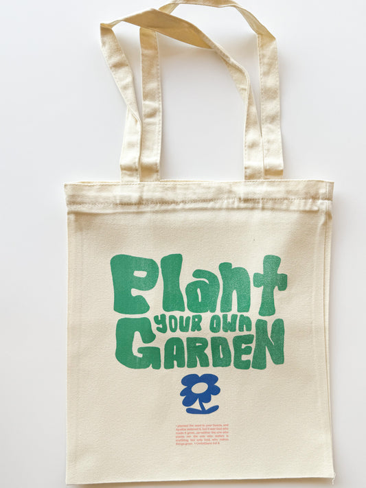 Plant Your Own Garden-Canvas Tote