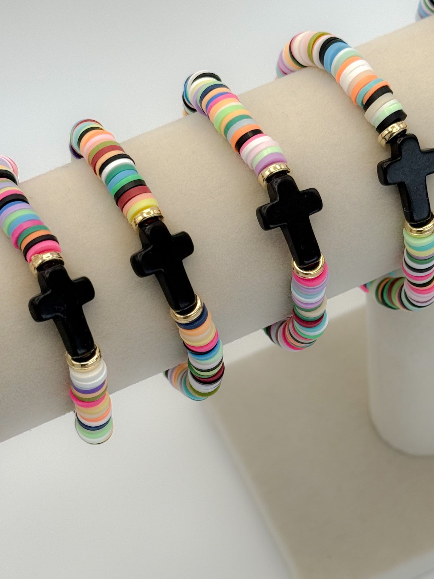 Beaded Cross Bracelet