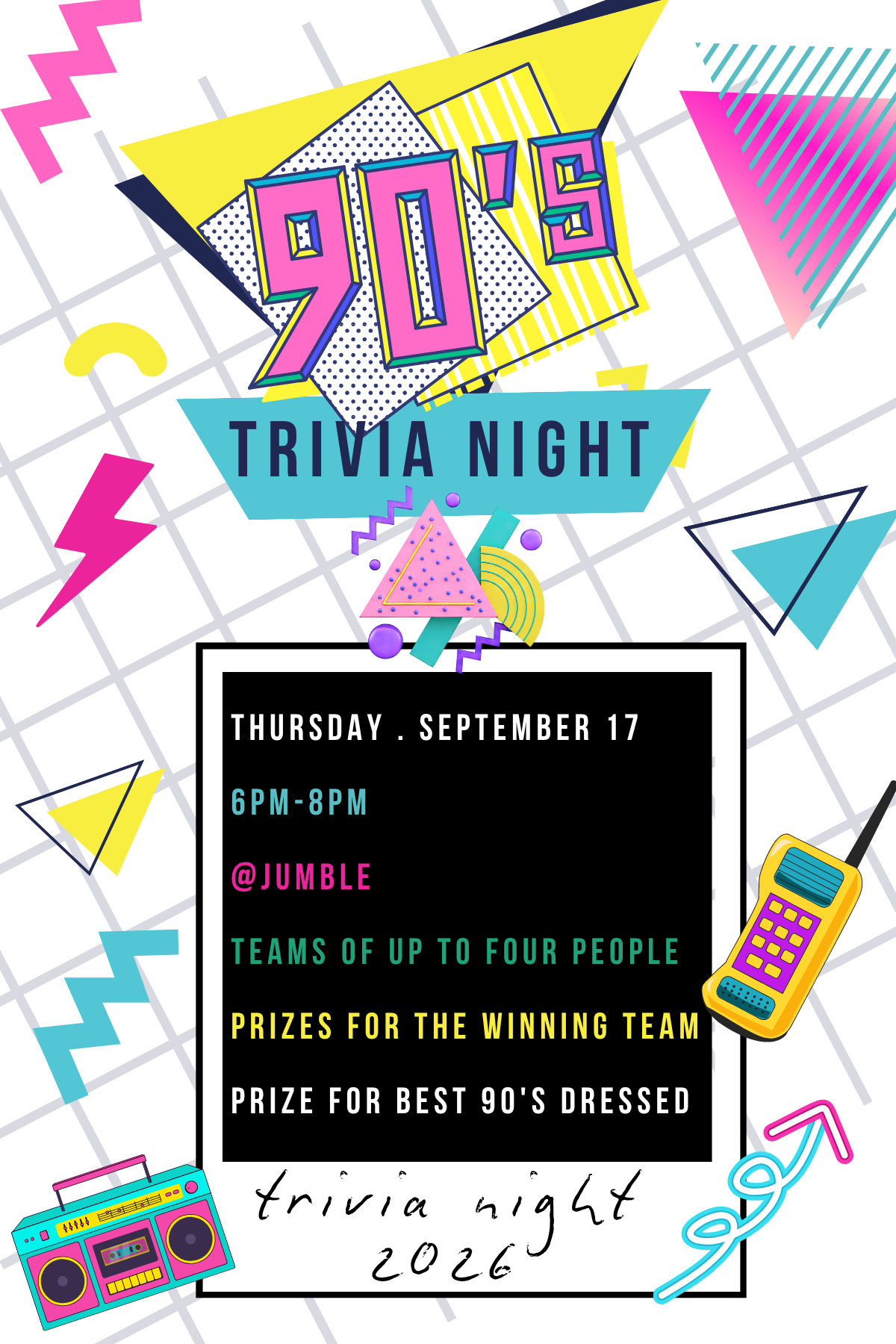 90's Trivia Night