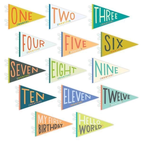 Milestone Pennant-Color Pop