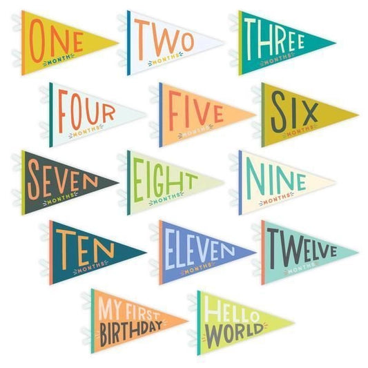 Milestone Pennant-Color Pop