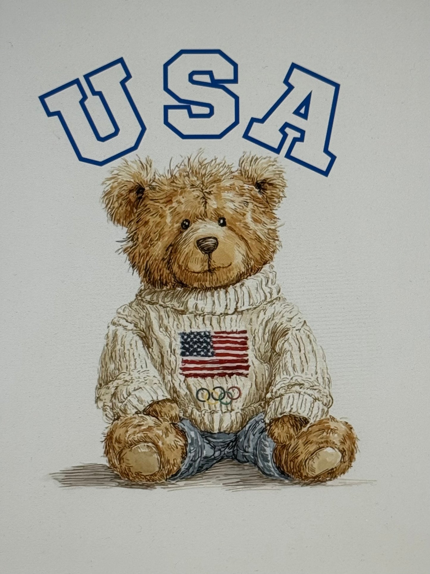 Teddy Bear Olympics Crewneck