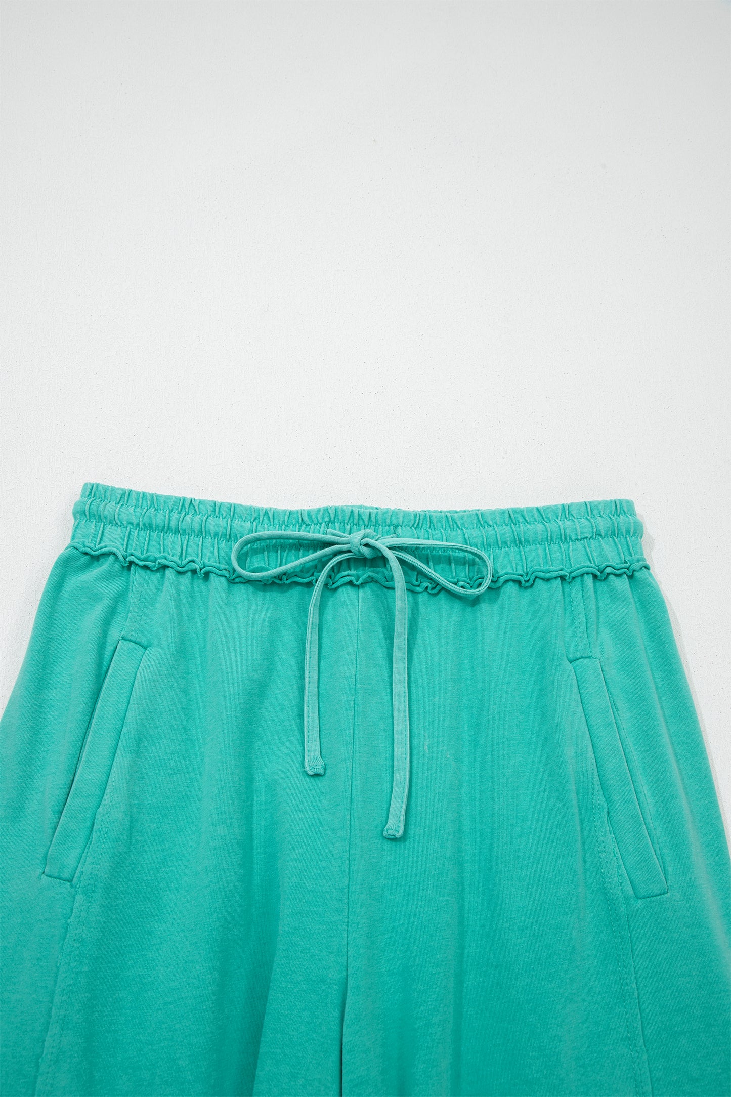 Sea Green Mineral Wash Drawstring Pant