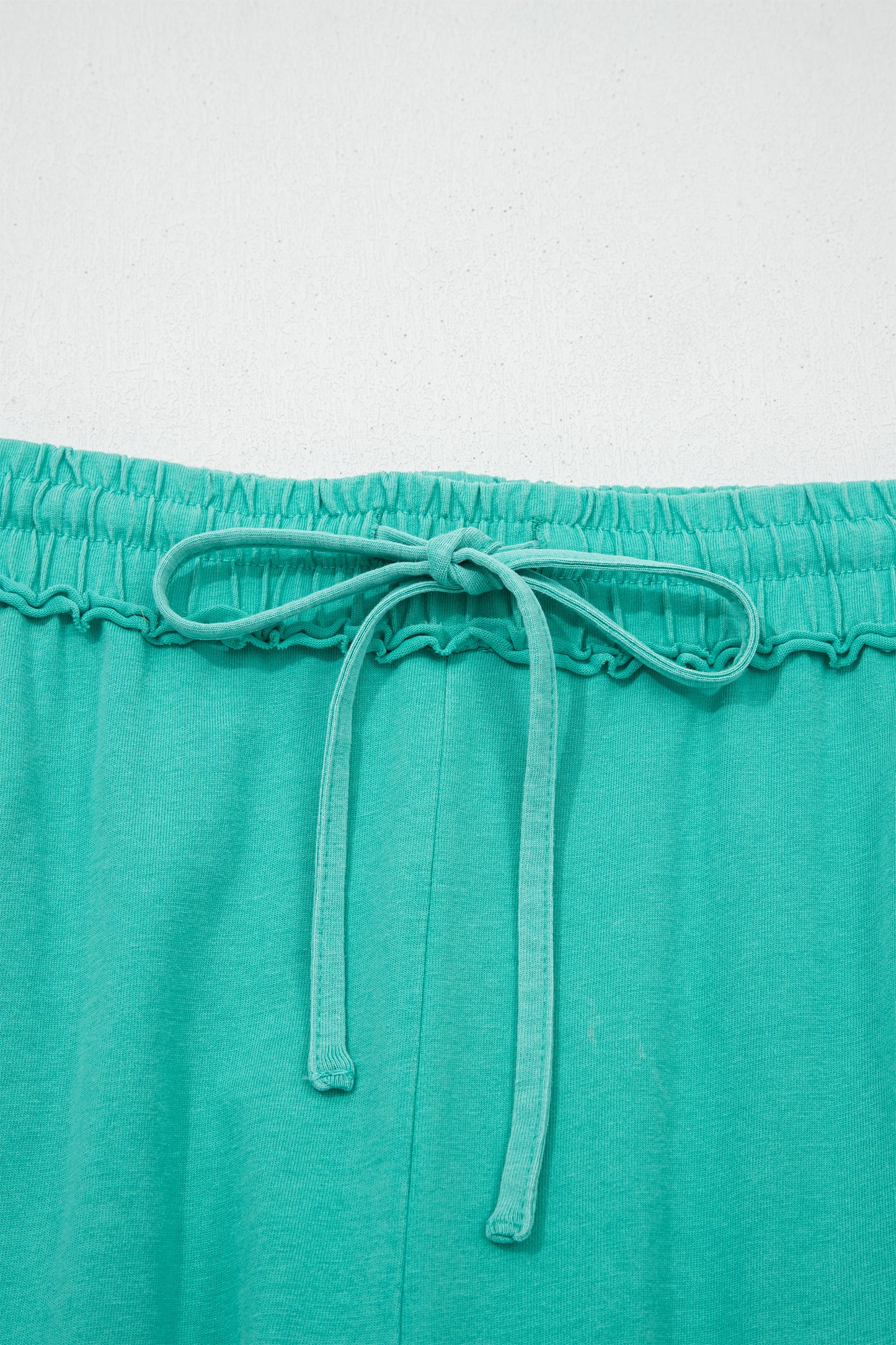 Sea Green Mineral Wash Drawstring Pant