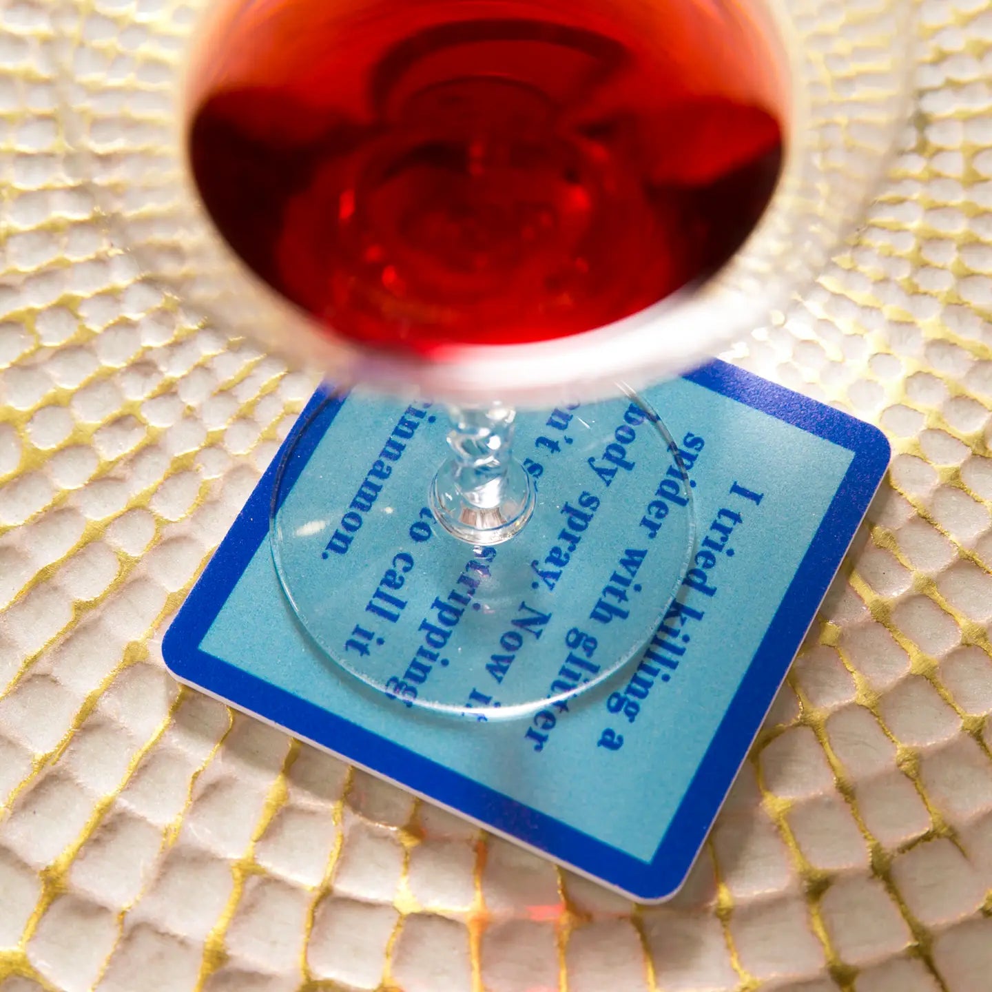 Drinks on Me Coaster
