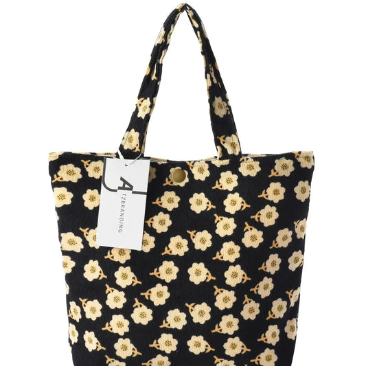 Mini Corduroy Tote Bag