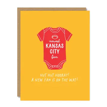 Chiefs Baby Card