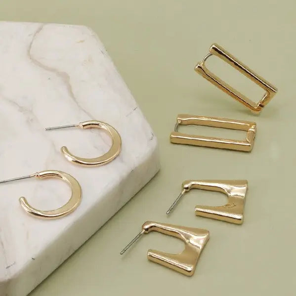 Geometric Hoop Set