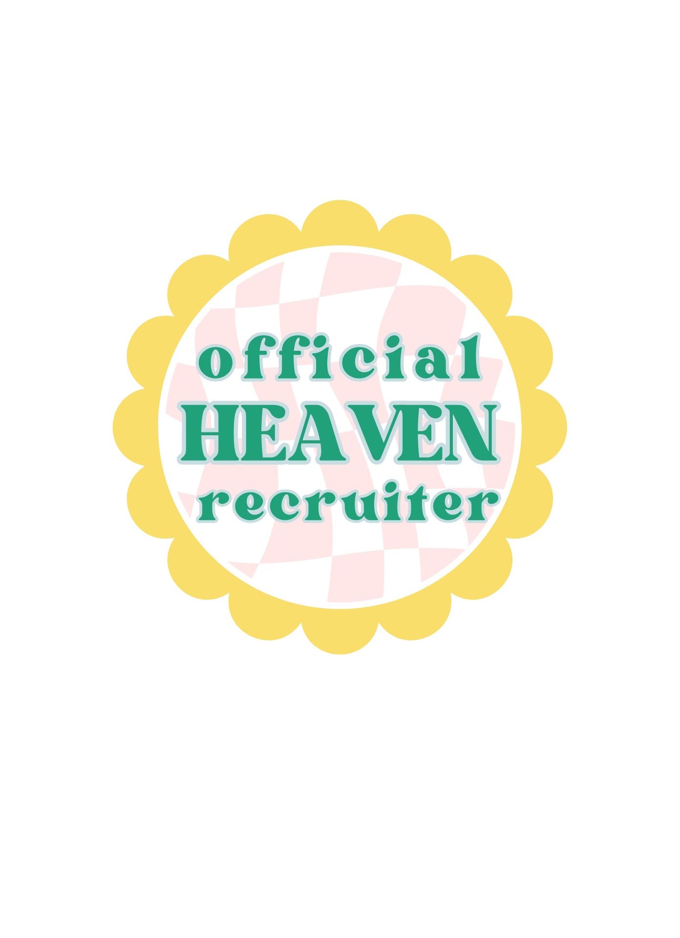 Heaven Recruiter Sticker