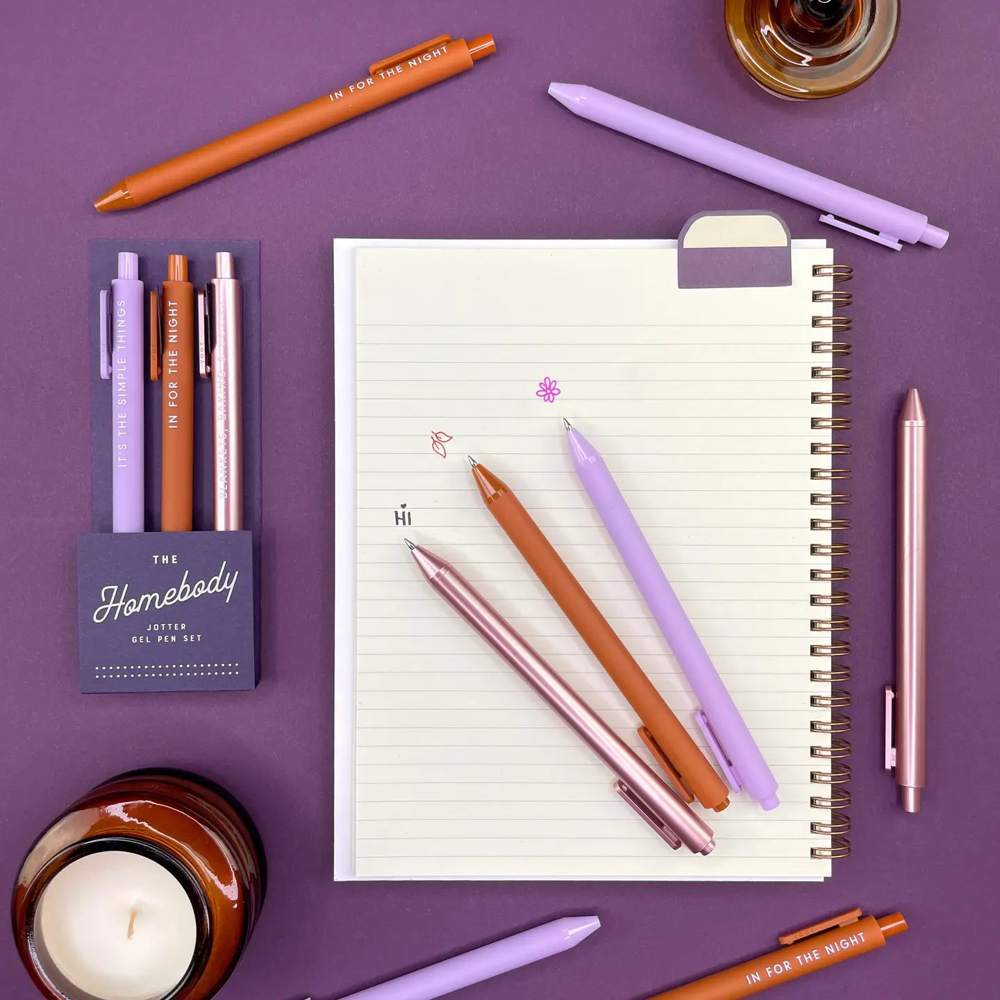 The Homebody Jotter Gel Pen Set
