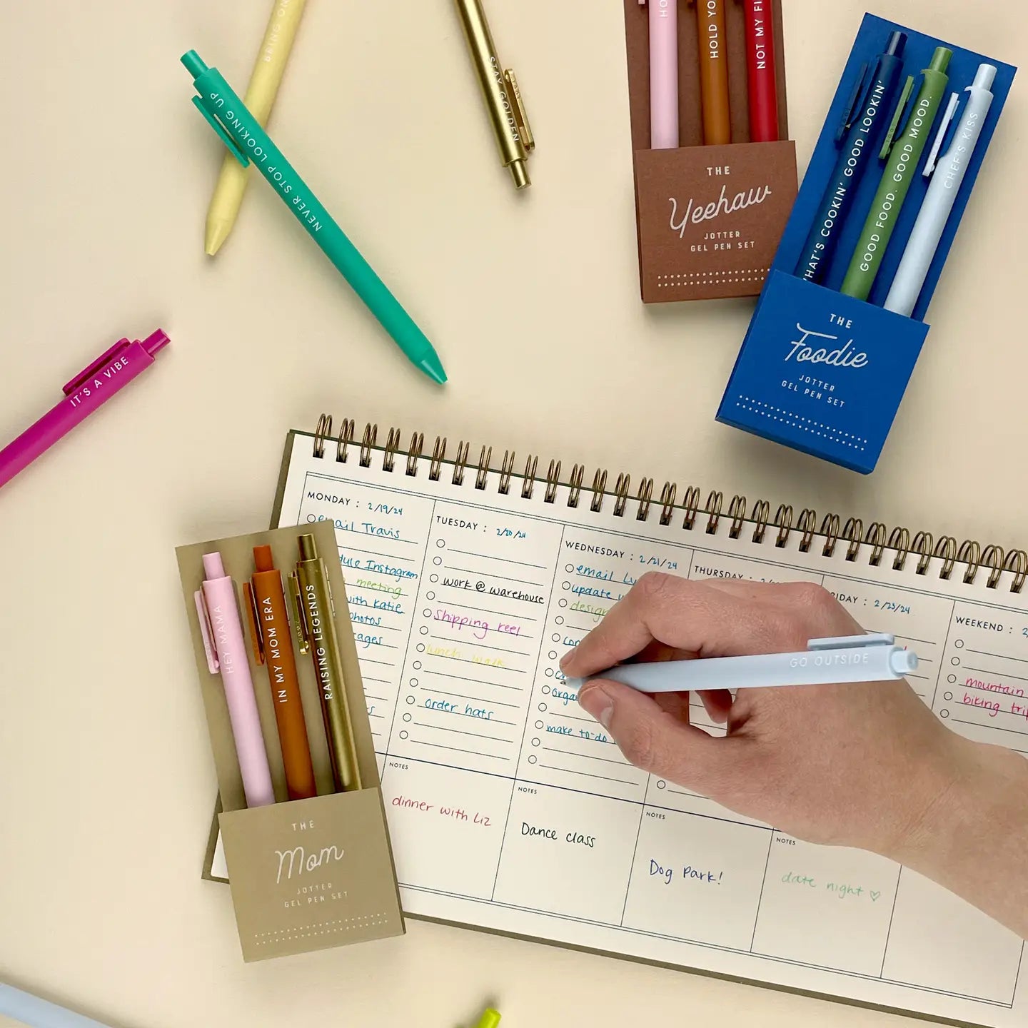 The Mom Jotter Gel Pen Set
